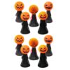 YWLUUOO 10pcs Lovely Funny Halloween Pumpkins Doll Bouncing Jumping Finger Puppet for Birthday Party Decor Pumpkins
