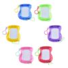 YWLUUOO 6 Pack Portable Scribble Boards Rings Drawing Pad Holder Drawing Keychain Present for Art Enthusiasts Outdoor Activity Keyring