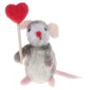 YWLUUOO Easy to Make Wool Fabric Animal Art Balloon Shape Featuring Heart Suitable for and Adults Innovative Balloon Animal Felting Set Featuring Hearts