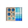 YWMJZEU Acrylic Rainbow Blocks High Translucency Transparent Block Set Hand-Eye Coordination Rainbow Acrylic Blocks for Kids, High Transparency Blue Combination