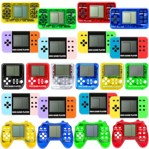 Zenfro 22 Pcs Video Game Party Favors Keychains, Birthday Goodie Bags Stuffers Pinata Toys Classroom Prizes, Return Gifts for Birthday Party Elementary Bulk Treasure Box Prizes