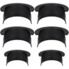 Zerodeko 6pcs Plastic Billiard Table Pocket Liners, Pool Table Pockets Replacement for Home Bar, 2, Black