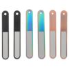 Zerodeko 6pcs Stainless Steel Nail Files for Nails Shaping and Repairing Broken Fingernails Fingernail and Toenail File Set for Manicure and Pedicure Care