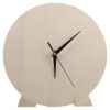 Zerodeko Wooden Blank Clock Dial for DIY Wall Clock Round Educational Tool Easy Assembly for Home Decor and Classroom Projects