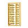 Zerodis Abacuses Other Collectibles Tool Exquisite Carved Vintage Style for Kids Adult Collection Gift Desk Decoration Mini Brass Abacus 9 Gears Chinese Math Calculating Mini Brass