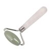 Zerodis Gifts Handcrafted Polished Reducing Puffiness Skin Tightening Face Massager Roller with Long Handle for Mother Wife Friend Natural Jade Face Roller