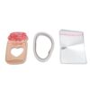 Zerodis Paper Craft Other Household Utensils Party 30PCS Jar Greeting Cards DIY with Candy Bags and Double Sided Adhesive for Valentine Day Party Favors Gifts Valentine Exchange (Style C)