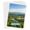 Zhehao 100 Pack Photo Thermal Laminating Pouches, 3 Mil Badge Laminate Pouches Clear Laminated Luggage Tags for Office Business Sealed Photo Card Documents Permits Cards(5.4 in x 7.4 in)