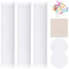 ZHVNFLOU DIY Kaleidoscope Kit: 15PCS Blank Kaleidoscope Making Material for Home Classroom