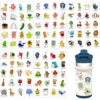 ZIBUYU® 100 Pieces Cartoon Reward Stickers Set, Fun Punned Cartoon Sticker Cute Stationery Items, Motivational Rewarding Kawaii Stickers Set