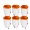 Zigbee Smart Plug 16A EU Smart Socket with Power Monitoring Timing Function Voice Control Via(220V_6 Pieces ZIGBEE)