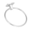 Zinc Alloy Towel Rack Towel Hanger Brushed Wall Mount Towel Holder Rack Hardware for Home Bathroom Use