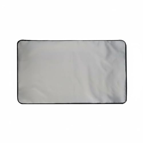 Ziociura Fire Resistant Pad Grill Mat Fireproof Mat Heat Silicone Coated Fiberglass Oil and Suitable for Backyard barbecues Camping Trips Patio fire Gatherings Home Decoration, Grey, 127-97cm