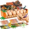 Zippytots Dinosaur Egg Dig Kit 12 Unique Eggs STEM Science Toy for Kids 3-8
