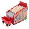 ZIRLANLV Wooden Train Track Scene Accessories for Kids