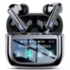 ZIUTY Wireless Earbuds Bluetooth Headphones, Ear Buds with Touch Screen, ANC ENC Noise Cancelling Transparency Mode, 40H Stereo Deep Bass, IPX7 Waterproof, Clear Calls, 5 EQ for iOS Android, Obsidian