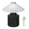 ZJchao Touch Control LED Desk Lamp with 1500mAh Rechargeable Battery Umbrella Shade High Low Brightness for Bedroom Reading Nightstand