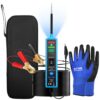 ZKTOOL 6-24V Digital LED Display Power Circuit Probe Tester Kit,Automotive Electrical System Tester,Car Circuit Tester, Short Circuit/Voltage Tester, Polarity Identify, Test Light,with Packaging Box