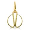 Zliutob 7.5" Gold Ribbon Cutting Scissors, Ceremony Kit with Gloves