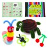 Zlulary Pipe Cleaner Craft Kit, Pipe Cleaners Bulk with Instructions