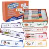 ZMJY 30 Read and Rhyme Flip Books for Kids, Word Family Phonics Flash Cards for Toddlers, Kindergarten & Homeschool Preschool Learning Activities, Sight Words Games for Ages 3+