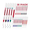 ZMoal Long Deep Hole Marker Pens 20Mm Long Nib Marker Longs Nose Markers Waterproof Construction Markers Marking Permanent Markers Marker Pens Metal Marking Pens 20 Pcs