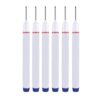 ZMoal Long Deep Hole Markers 6Pcs Waterproof Construction | Permanent Markers Marker Pens Markers Marking for Carpenters Builders Decoration Construction Blue