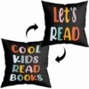 ZNGFON Kids Reading Pillow - 18x18 Covers, Cool Kids' Book Reading Pillow for Boys & Girls, Decorate Playroom or Nursery