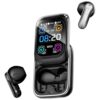 ZNP Translation Earbud Real Time, 11 Translation Modes, LCD Touch Screen, 48H Playtime, HiFi Sound, 165 Languages AI Translation Earbuds for Travel, Business