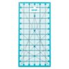 Zoid 6-1/2" X 12" Acrylic Ruler, Reversible Ruler for Measuring, Quilting Ruler, Slip-Resistant Ruler, Clear