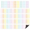 Zonon 24 Pcs Magnetic Bulletin Board Border Pastel Gingham Trim Colorful Checkered Classroom Decor Straight Rolled Strips for School Chalkboard Whiteboard Wall Supplies, 11.8'' x 1.5''