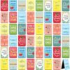 Zonon 48 Pcs Teacher Magnetic Bookmarks Teacher Appreciation Gifts Bulk Thank You Gift from Students Appreciation Bookmarks Inspirational Page Clips for Christmas Teachers Day Graduation Gifts