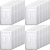 Zonon 60 Pcs Hard Plastic 2 Card Holder Clear Hard Plastic Case Protector Heavy Duty Waterproof Transparent ID Badge Holders with Thumb Slot for Office School IDs Credit Cards (Vertical)
