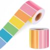 Zonon 65ft Colorful Stripe Bulletin Board Borders Rainbow Classroom Bulletin Boards Decorations Colorful Stripe Straight Border Trim for Chalkboard Back to School Home Office Wall Decor