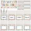 Zonon 75 Pcs Class Jobs Bulletin Board Colorful Class Jobs Pocket Chart Set Teacher's Helper Chalkboard Decor Classroom Bulletin Board Decoration for Back to School(Welcome Style)