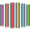 Zonon Guided Reading Strips Highlight Strips Colored Overlay Highlight Bookmarks Help with Dyslexia for Crystal Children and Teacher Supply Assistant (72 Pieces)