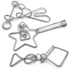 Zooshine 3PCS Large Hard Metal Brain Teaser Puzzles,Metal Wire Puzzle Set Challenging Magic Trick Toy for Party,Office Gift for Adults Kids Teens