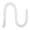 Zorfeter White Quilling Paper Strips, 120 Strips, 3mm Width, 21 Inch Length