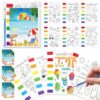 Zoyeven 144 Pcs Wedding Watercolor Coloring Books Party Favors Farmhouse Gifts Bridal Art and Crafts Well-Packaged Classroom Reward Prizes School Activity