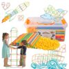 ZOZOPLAY Straw Constructor STEM Building Toys 800 Piece Straws and Connectors Building Sets Colorful Motor Skills Interlocking Plastic Engineering Toys Best Educational Toys Boy & Girl