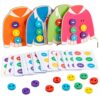 ZQsmgs Button Sewing Lacing Clothes Toy, Button Matching Threading Game