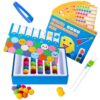ZQsmgs Color Sorting Box Game, Pom Pom Ball Matching Toy