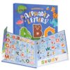 ZQsmgs Magnetic Alphabet Letters Book, Portable Foldable English Learning Toy