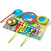 ZQsmgs Multi-Instrument Musical Board, Toddler Percussion Music Toy