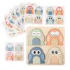 ZQsmgs Owl Expression Matching Puzzle, Emotion Recognition Toy