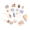 ZQsmgs Wooden Doctor Pretend Play Set, Kids Medical Kit Toy