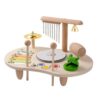 ZQsmgs Wooden Kids Music Table, Montessori Percussion Instrument Set