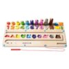 ZQsmgs Wooden Magnetic Maze Counting Board, Math Learning Toy