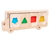 ZQsmgs Wooden Shape Matching Puzzle, Geometric Color Sorting Block Game