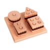 ZQsmgs Wooden Shape Matching Sorter, Geometric Peg Puzzle